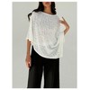 MakeMeChic Ponchos for Women Sheer Poncho Shawl Wraps Fall Sweaters