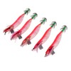 Perfeclan 5 Pieces Luminous Squid Jigs Saltwater Hooks for Fishing