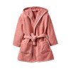 Vertbaudet Children's Bathrobe with Recycled Cotton, rosewood