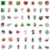 50Pcs Mine Stickers, Cool Pixel Art Gaming Decals for Laptops
