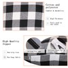 4 Pack Plaids Throw Pillow Case,Soft Cotton Canvas Pillow Covers