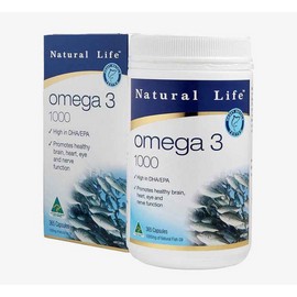 Natural Life Omega 3 1000mg 365 Capsules