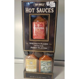 Dat'l Do It Top Shelf Limited Edition Hot Sauce Collection Gift Set Of 3 Sauces Made In USA