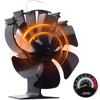 VODA 6 Blades Wood Stove Fan Heat Powered Fans with