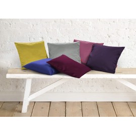 Fleuresse Colours 9100-4074 Pillow Case Maco Satin Plum 40 x 80 cm 100 % Cotton