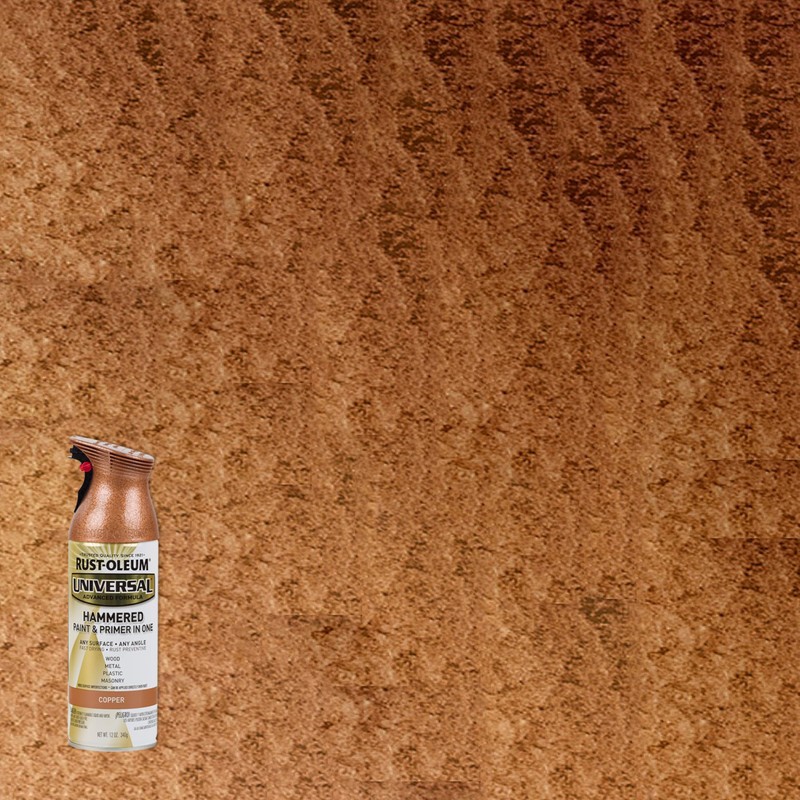 Rust-Oleum Universal All Surface Hammered Spray Paint, Copper