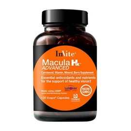 Invite Health Macula Hx Advanced® - Provides Carotenoids, Vitamins, Minerals and Berry Extracts to Support Overall Vision Health - 120 Vegetarian Capsules (2-Pack)