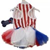 Simply Dog PET Apparel Red, White, & Blue Stars &