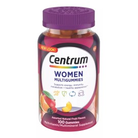 Multivitaminico Centrum Para Mujer Sabor Frutas 100 Gomitas
