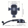 TOPK D38-C Car Phone Holder Mount, Upgraded Adjustable Horizontally And