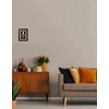 WANLIAN Cornice per Medaglia 8x6, Noce, Fronte in Vetro