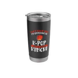 K-Pop Fan Korean Music Lover Asian Foodie South Korea Kimchi Stainless Steel Insulated Tumbler