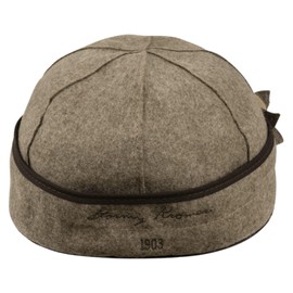 Stormy Kromer Petal Pusher Cap - Decorative Wool Hat with Earflap, Gull Plaid, 6 5/8