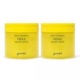 Goodal 구달 청귤 비타C 잡티 케어 패드 70매 x 2개 Gudal Kumquat Vitamin C Dark Spot Care Pads 70 sheets x 2 packs