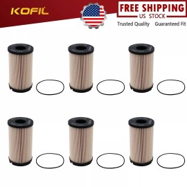 KOFIL 6Pcs For PACCAR FUEL FILTER ELEMENT 10 MICRONS K37-1029