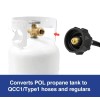 For Weber 6FT QCC Propane Adapter Hose LP Tank 1lb
