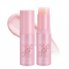 2Pack PDRN Pink Collagen Volume Multi Balm Stick – Helps Smooth Fine Lines, Hydrate Under-Eyes, Neck & Lips, Refreshes Tired-Looking Skin – Daily Care for Busy Adults, Travel-Friendly