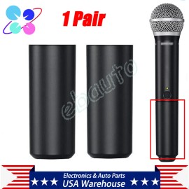 For Shure (1 Pair) Mic Battery Cup Cover For Shure BLX2 PG58 Handheld Wireless Transmitter