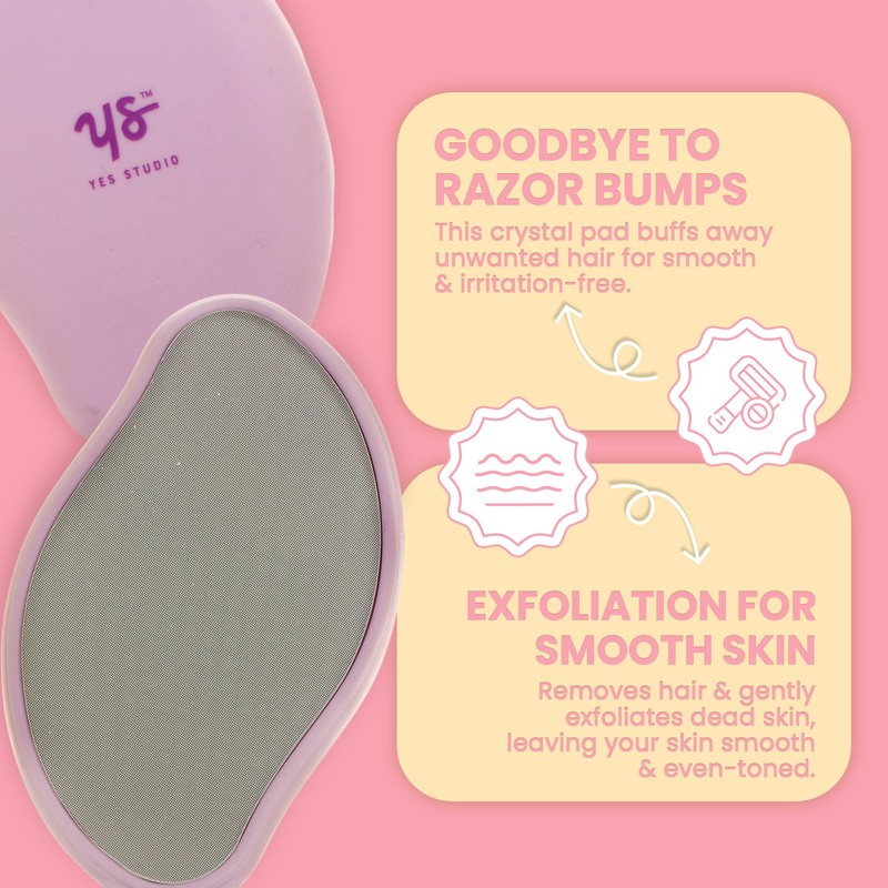Yes Studio 2 in 1 Crystal Hair Remover and Exfoliator