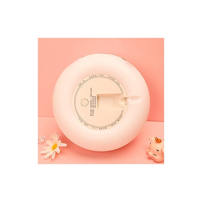 Jmlampee Silica Gel Pat Night Light LED Creative Bun Lamp