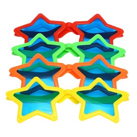 ledmomo 4pcs Star Glasses Party Glasses Party Supplies Glasses Star Shape Gift Birthday Party Costume Accessories Holiday Party Photo Props 4pcs Random Color