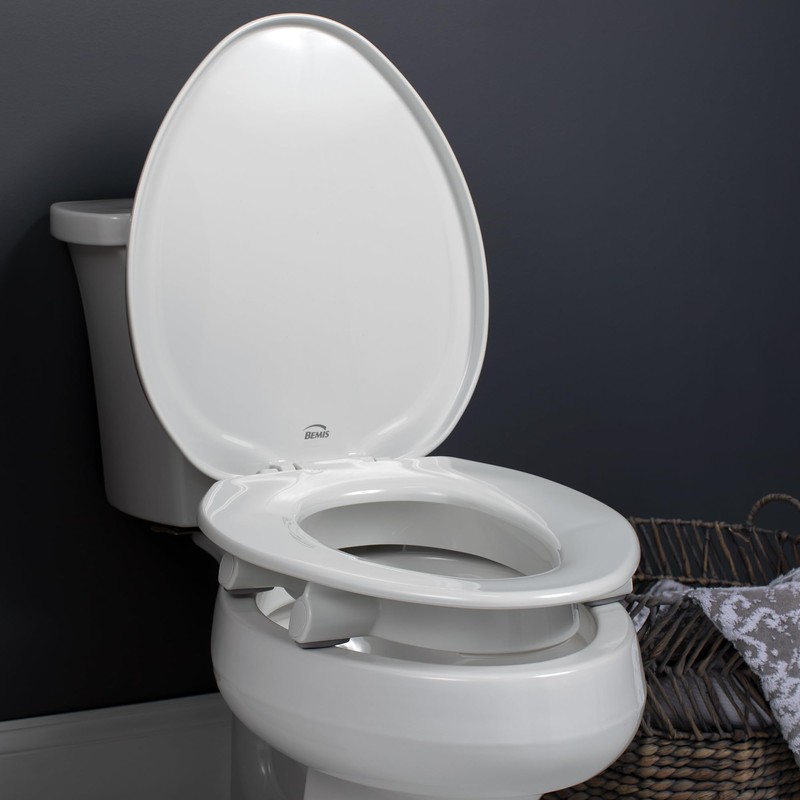 Bemis Assurance 3" Raised Toilet Seat for Seniors, Made in
