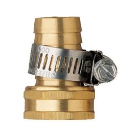 Champion Usa- 5/8 Female Aluminum Water Hose Repair Kit w/ Hose Clamp