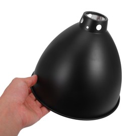 PRETYZOOM Reptile Light Fixture 5.8inch Reptile Reflector Dome Lamp Cap UVB Basking Heat Bulb Cage Reptile Lampshades for Lizard Snake Chick Glass Terrariums