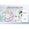ID-COOLING AF-127-W-TRIO 120mm Case Fan ARGB FDB Bearing PC Fan