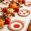 40 Pcs Fall Thanksgiving Apples Paper Plates