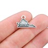 4 Virginia Charms Antique Silver Tone 2 Sided Virginia State