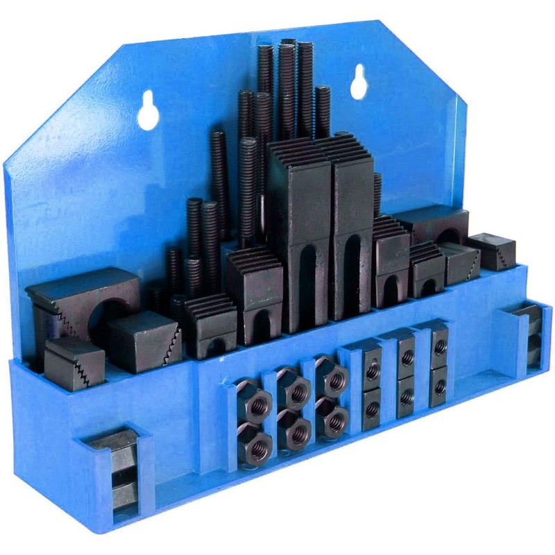 HFS(R) 58 Pieces 5/8" T-Slot Hold Down Clamp Clamping Set