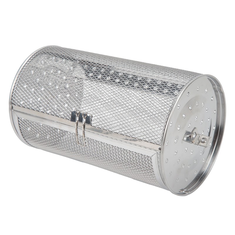 Rolling Grilling Basket Stainless Steel BBQ Rolling Basket Fork Wire