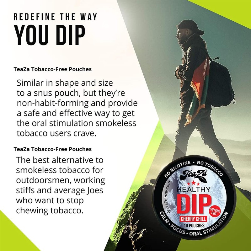 TeaZA Energy Variety Pack - Flavored Pouches (8 Pack)