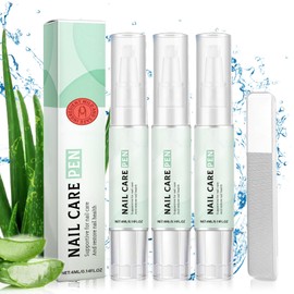 3 Stück Nagel Stift Österreich Health Routine Nail Care Pen - Das zur Befeuchtung und Stärkung der Nägel für Gepflegte Fingernägel Fußnägel Mit Aloe Vera, Teebaumöl, Vitamin E