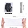 WUBAYI 40PCS Invisible Bun Nets,Hair Nets for Women Buns,Invisible Elastic