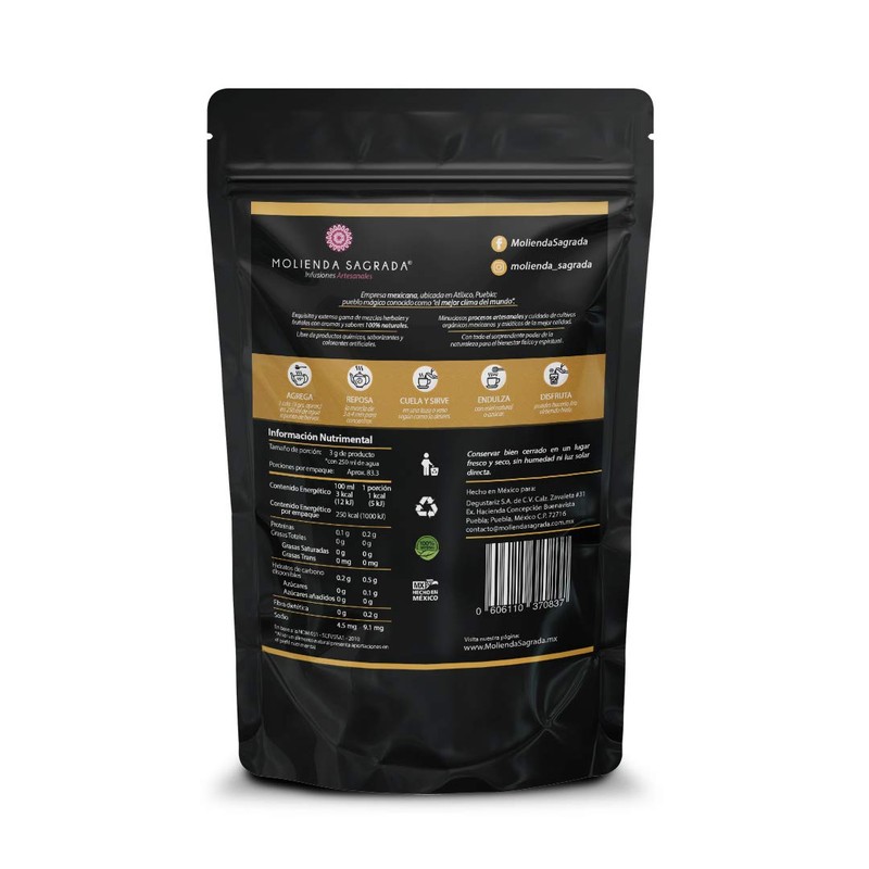 Molienda Sagrada Manzanilla Oro, Manzanilla Oro, 250 gramos