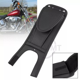 Unbranded Black Gas Fuel Tank Bib With Pouch For Harley Fatboy Night Train Softail FLSTN