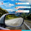 Ouchebang Driver left heated rearview mirror glass is suitable for