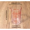 Ackers 3oz/90ml Glass Measuring Cup – Shot Glass with Double