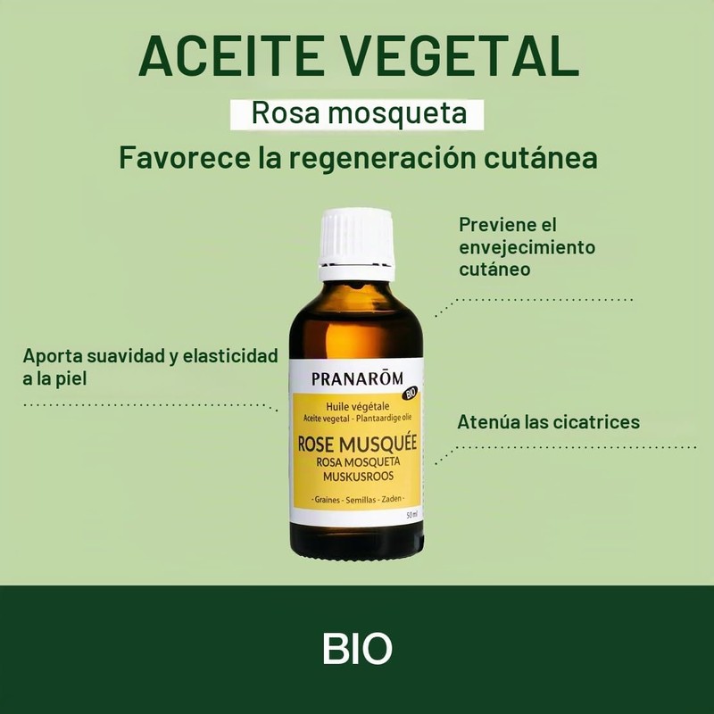 Pranarom Aceite Vegetal Rosa Mosqueta Bio 50ml