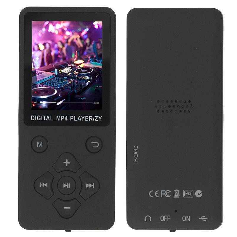 MP3 Player with Bluetooth, HiFi Sound, 1.8 Inch Screen, Portable