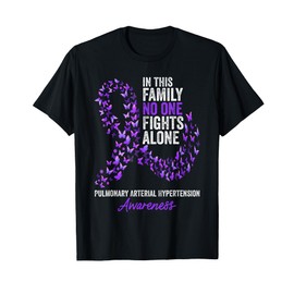 Pulmonary Arterial Hypertension Awareness Month Butterflies T-Shirt
