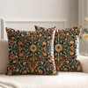 HUASHUZI Cushion Covers William Morris 50x50cm Boho Decorations Double Sided
