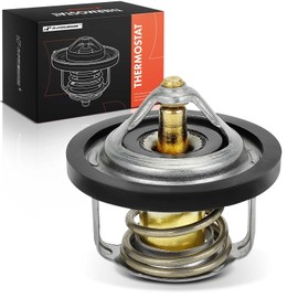 A-Premium Engine Coolant Thermostat Compatible with Ford Ranger, Aspire & Dodge Grand Caravan, Challenger, Conquest & Honda Civic, Accord & Toyota Corolla, 4Runner, Carina, Corona, Pickup