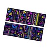 MagiDeal 12 Pieces Glow in The Dark Tattoos,React to, Black