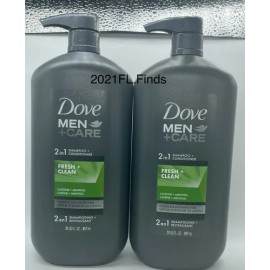 Shampoo Acondicionador Dove Men Fresh Clean 917ml (2 Pack)                                                                                            