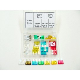 Jurassic Classic Auto Parts Buick 5-30 Amp Assortment of 30 Blade Fuses Kit Electric Panel Breaker Box