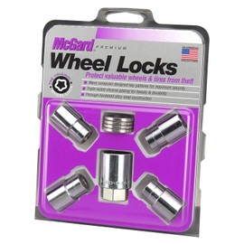 McGard 21120 Chrome Regular Shank Wheel Locks (1/2" - 20 Thread Size) - Set of 4