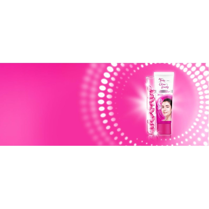 Glow & Lovely Advanced Multivitamin, Brightening Face Moisturizer Cream, 25Gram,